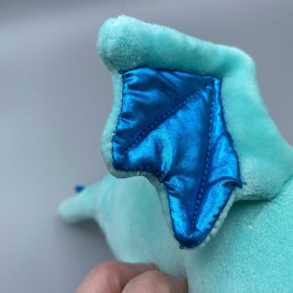 Douglas Plush Stuffed Animal Toy Dragon Turquoise Macaroon Retired - Picture 7 of 9